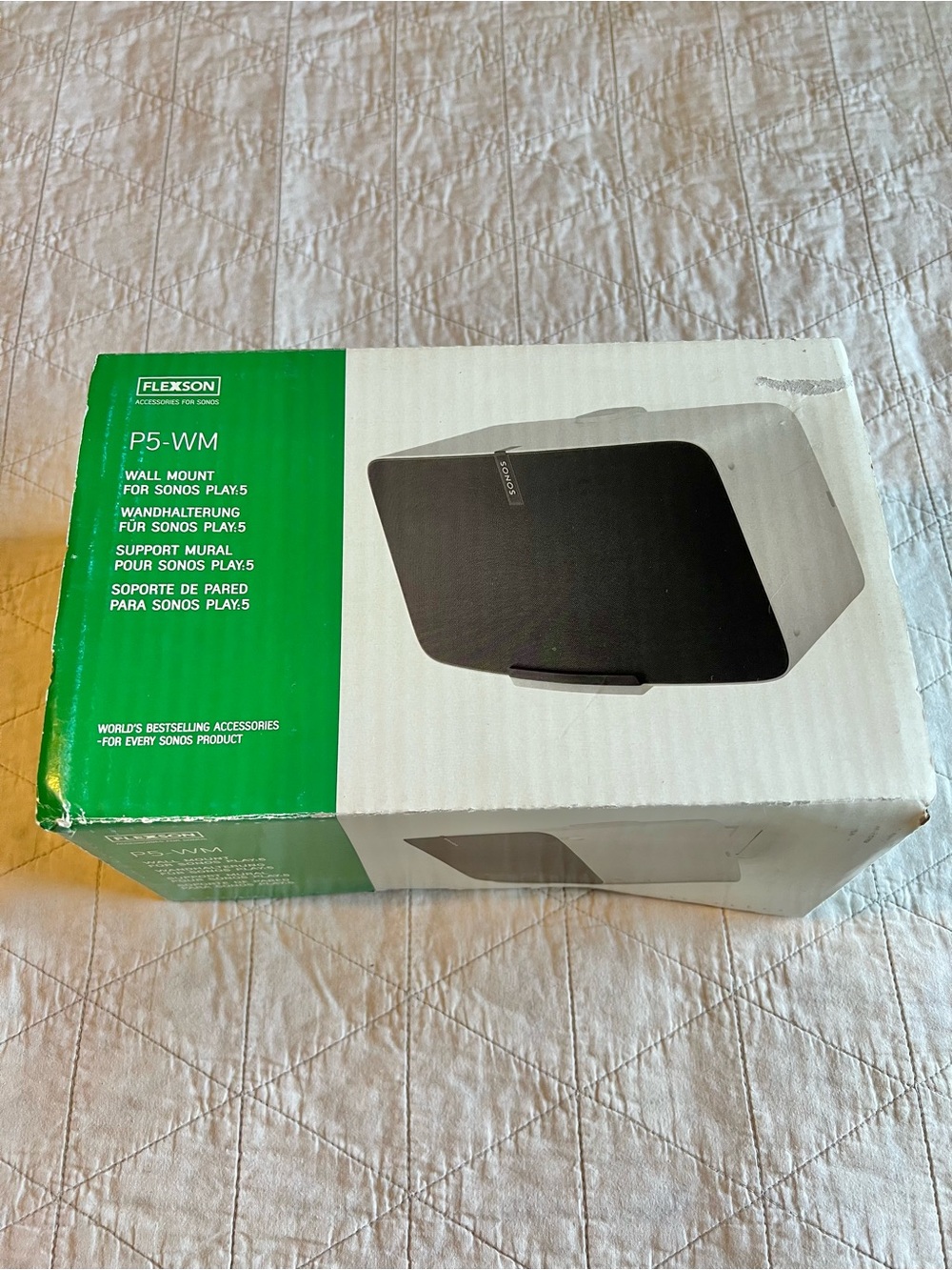 FLEXSON P5-WM Wall Mount (White) For Sonos Play 5 / Five - Open Box
